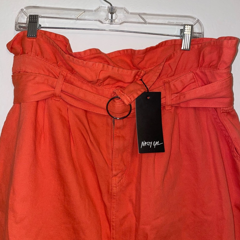 ***BRAND NEW Nastygal Orange Jean Skirt*** SZ 12